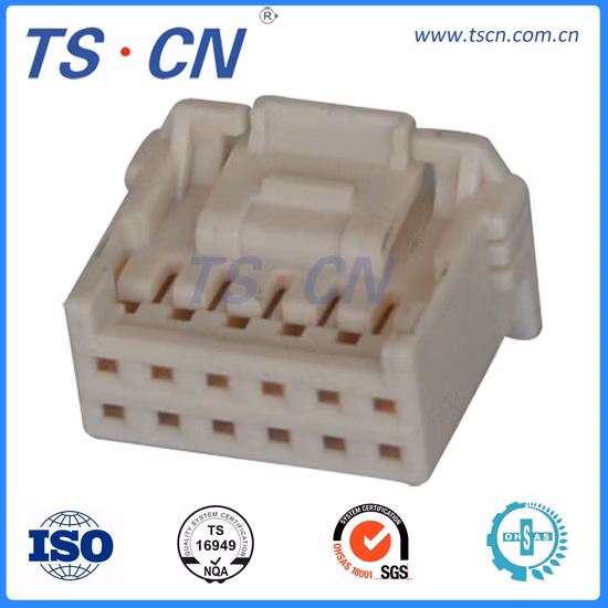 Audio Radio Electrical Auto Female Wire Harness Plug Wafer Connector